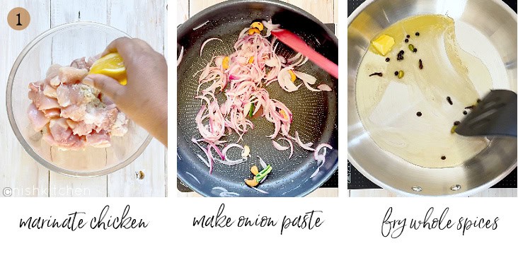 how to make malai chicken step 1