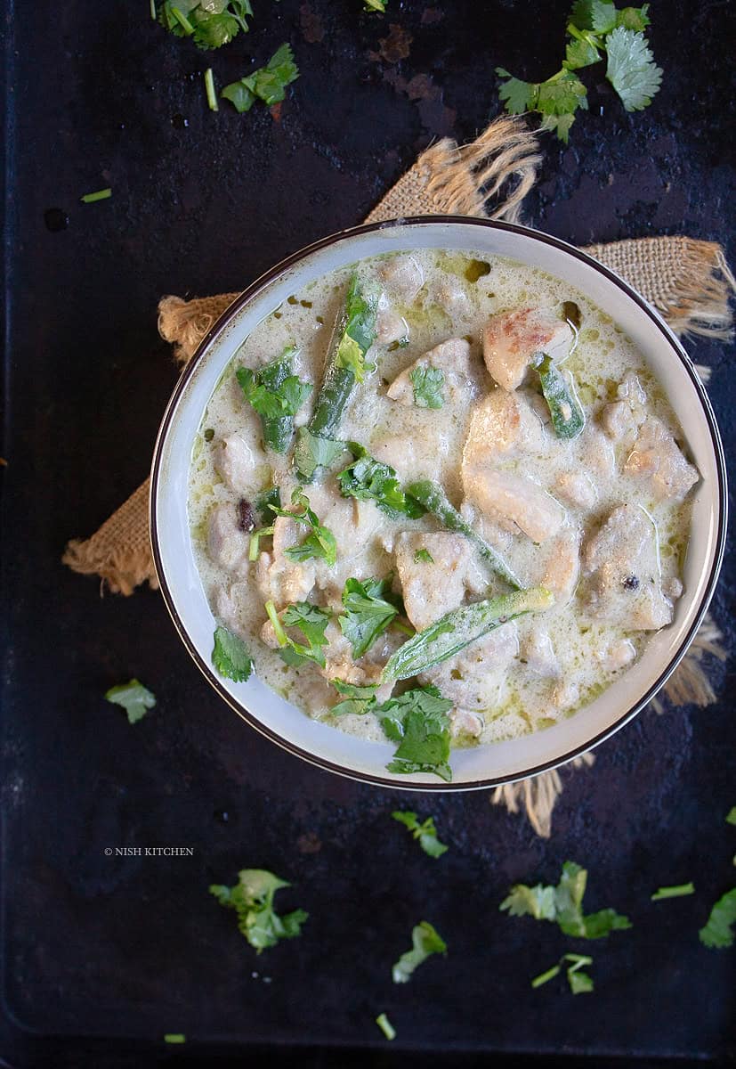 restaurant style malai chicken