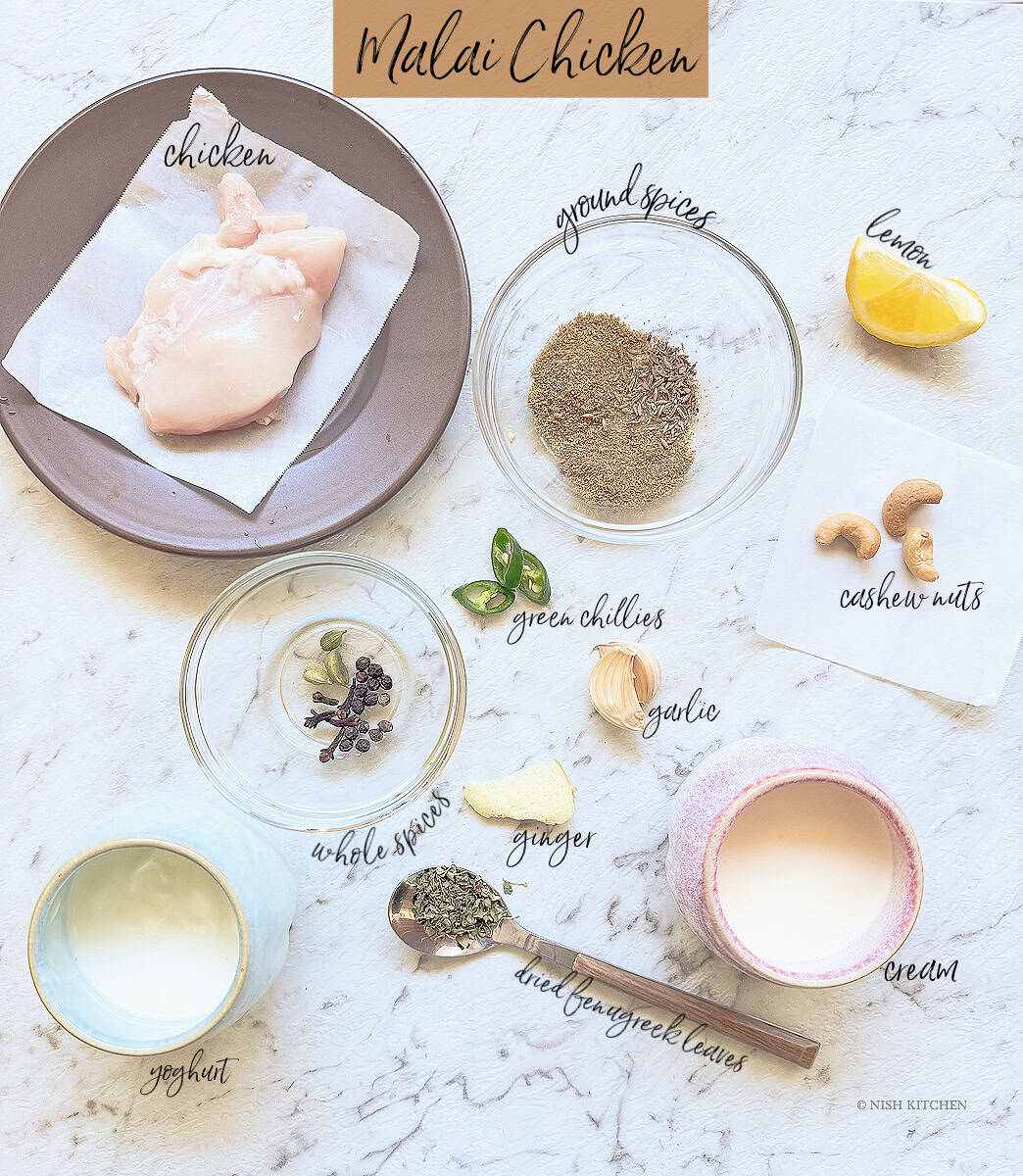 malai chicken ingredients
