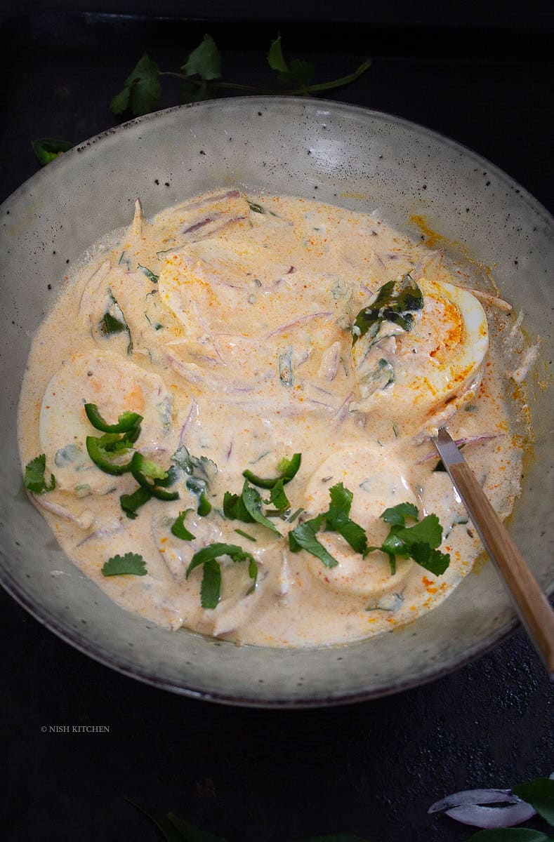 5 minute curried eggs with yogurt recipe
