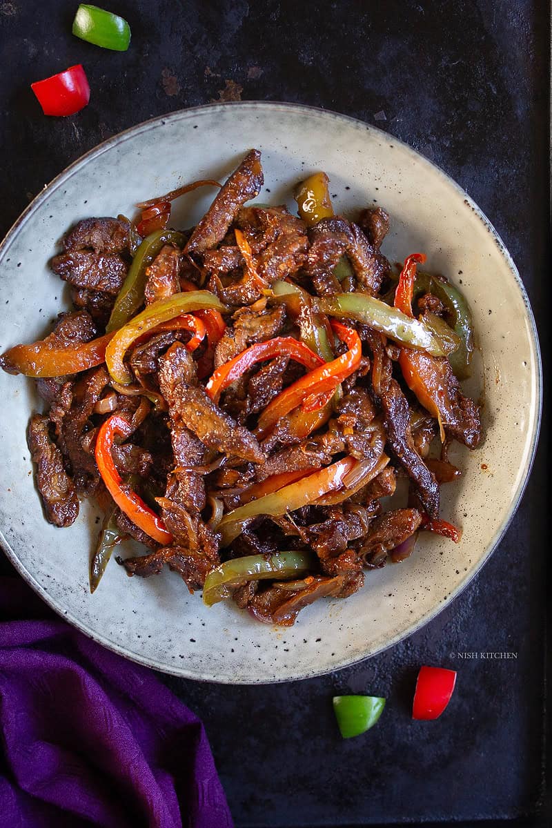 beef and peppers stir fry recipe