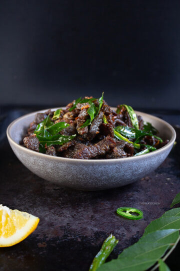 BDF or beef dry fry recipe video