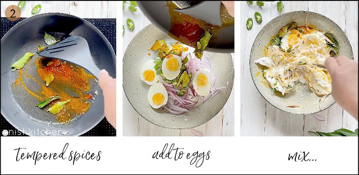 how to make 5 minute curried eggs with yogurt step 2