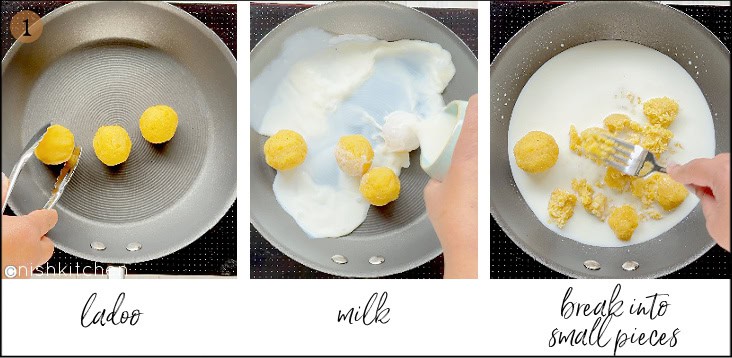 how to make ladoo kheer step 1