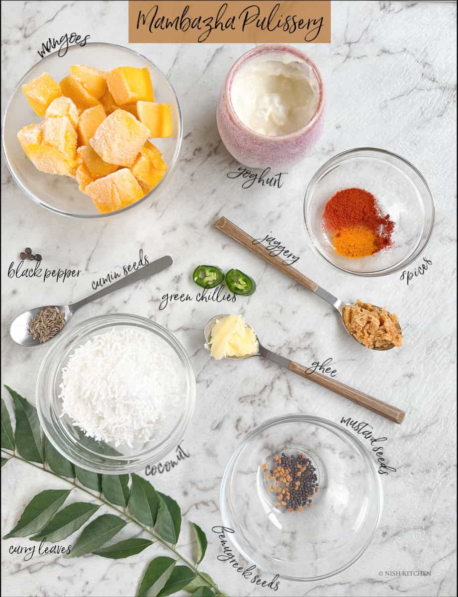 mambazha pulissery ingredients