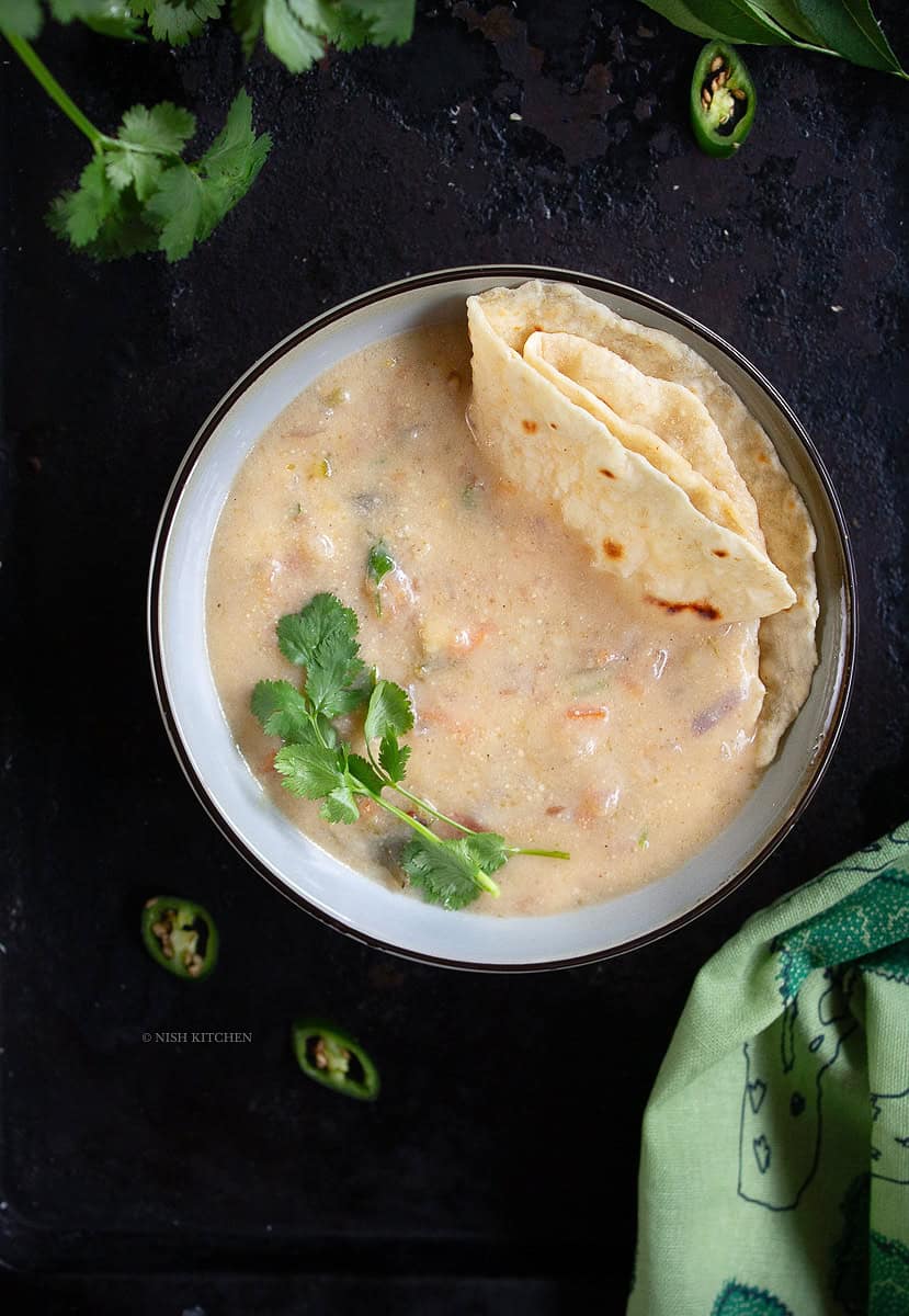 Bombay chutney or besan chutney