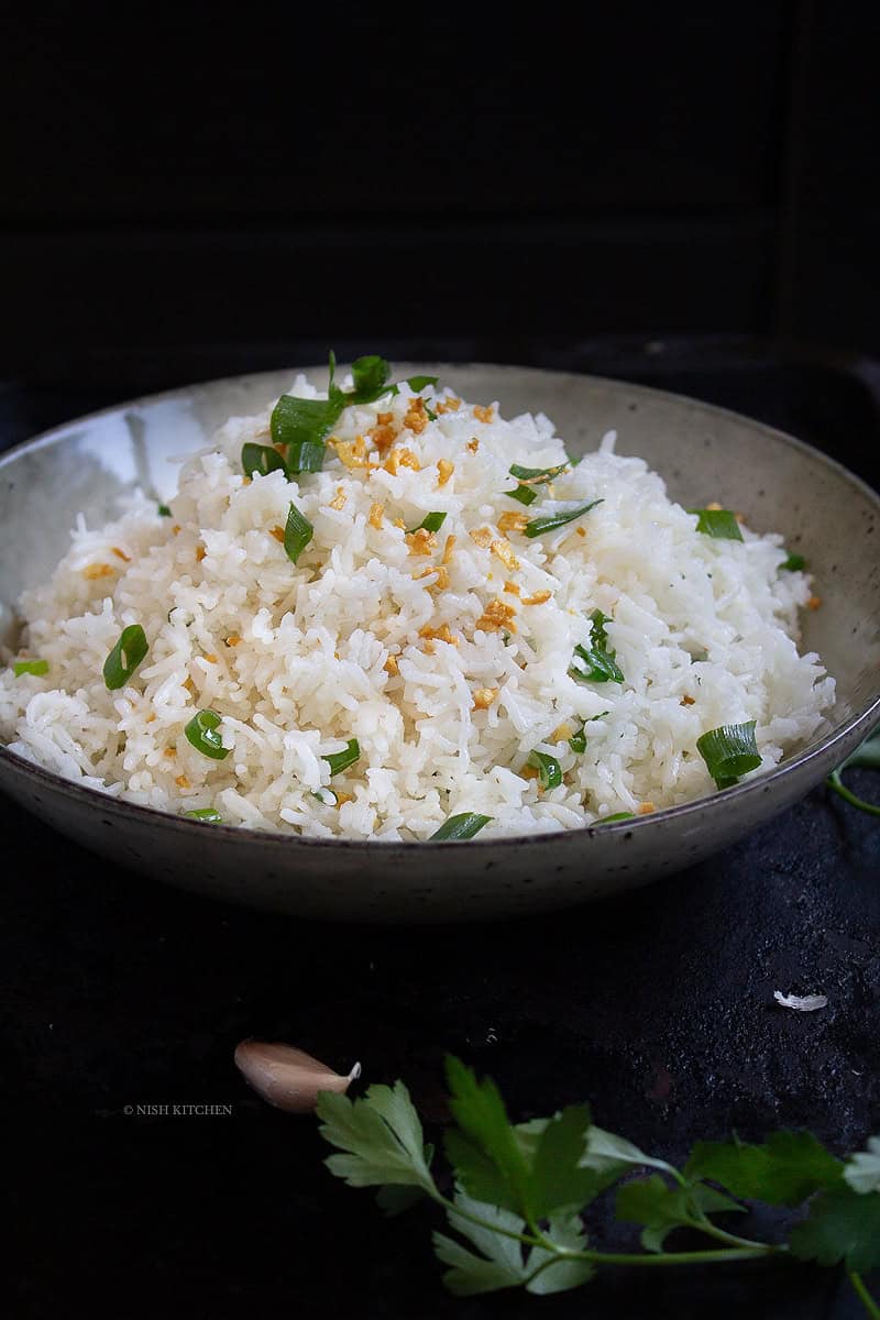 Filipino garlic fried rice or sinangag recipe video