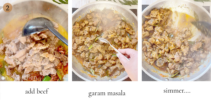 How to make Kerala beef roast step 2