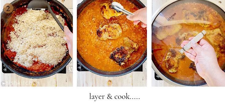 how to jollof rice and chicken step 2