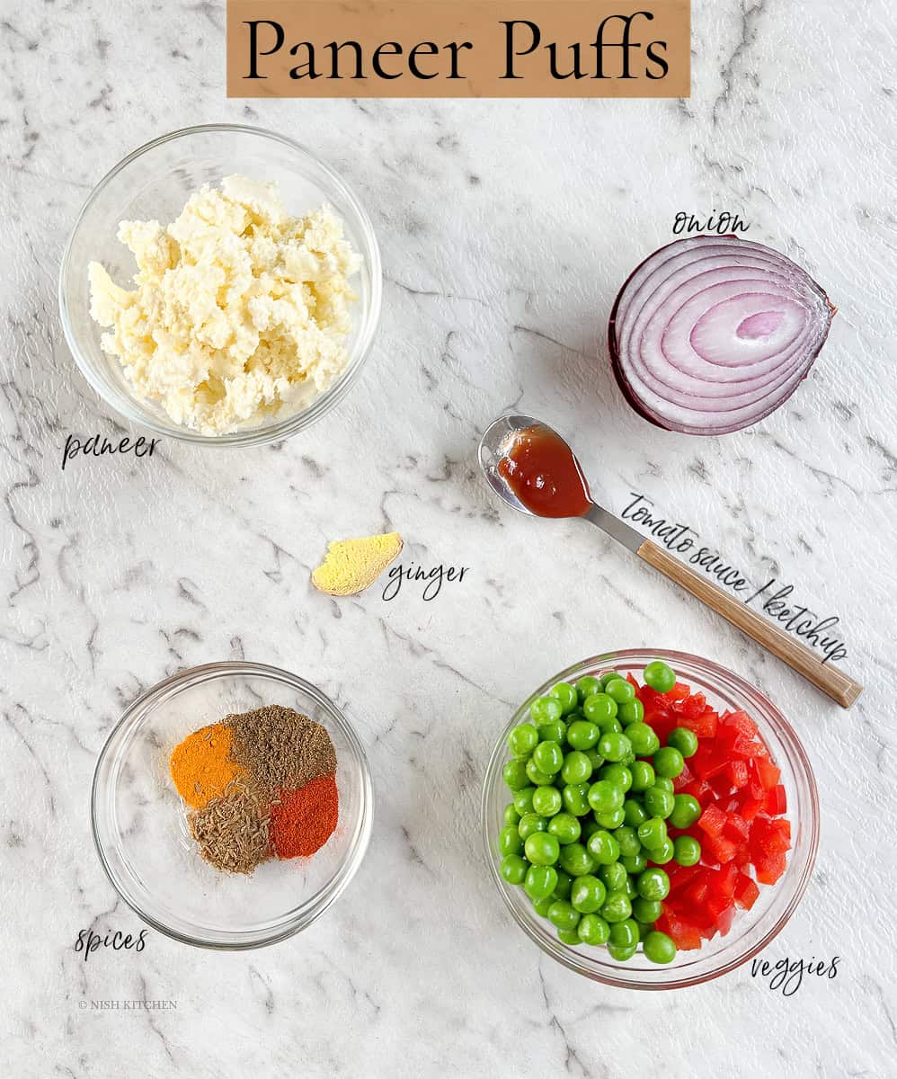 paneer puffs ingredients
