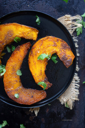 spicy roast pumpkin wedges recipe video