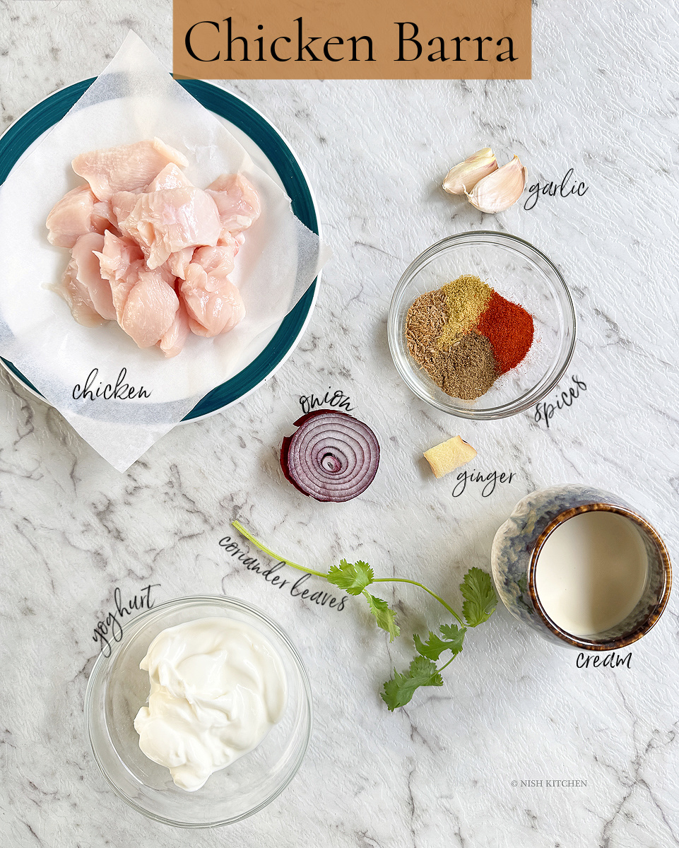 chicken barra ingredients