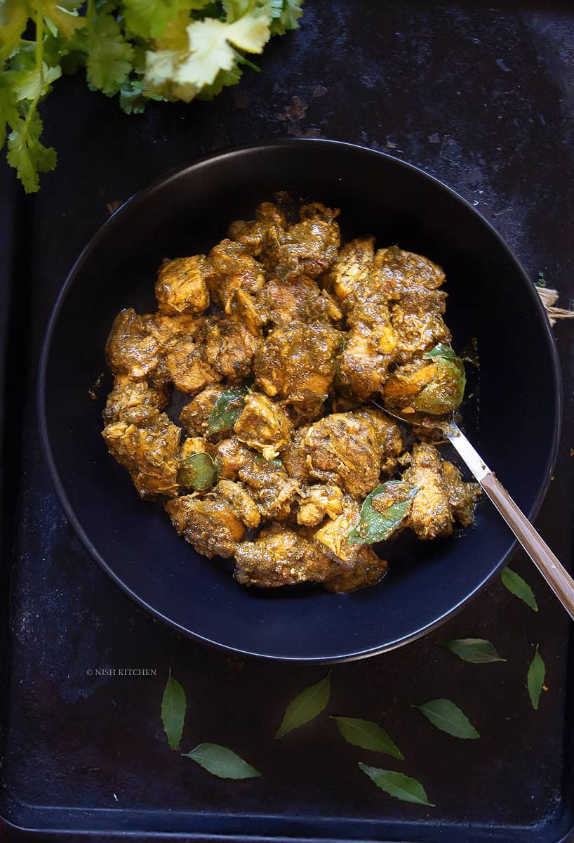 curry leaf chicken recipe video