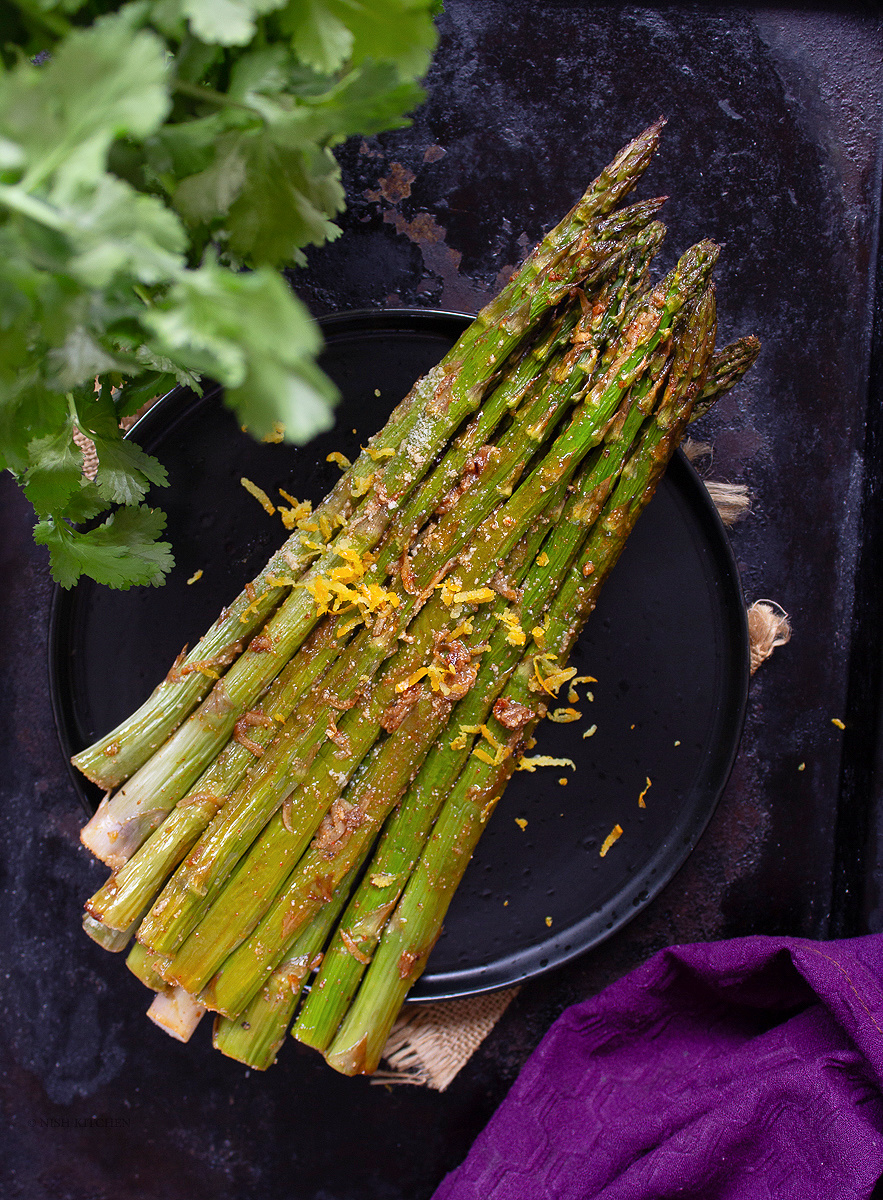 garlic roasted asparagus
