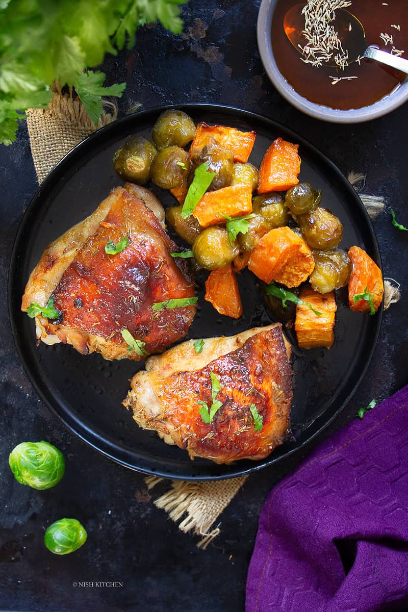 sheet pan maple dijon chicken recipe video