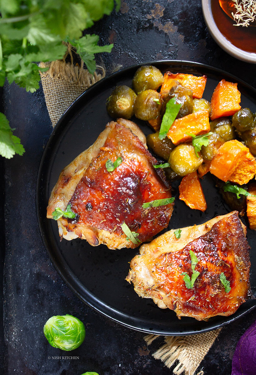 sheet pan maple dijon chicken
